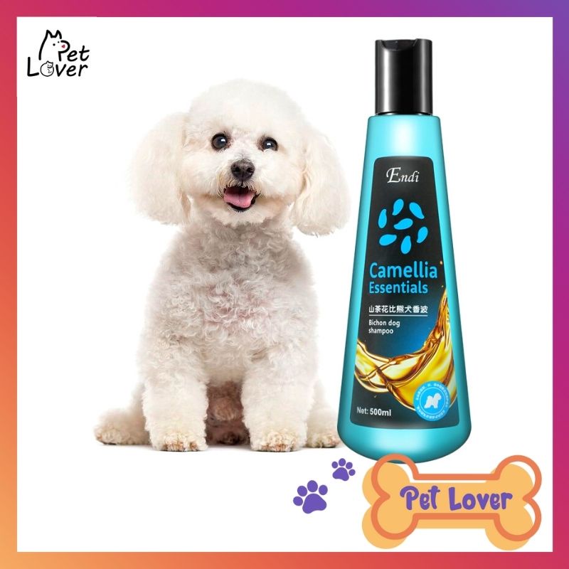 Sữa tắm cho chó lông trắng, dạng gel, hương hoa trà thơm mát, lưu hương, chai 500ml - Petlover