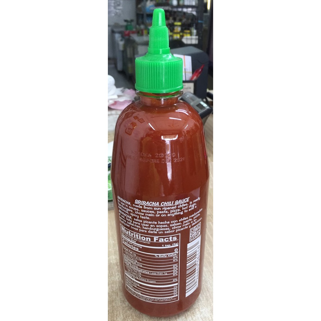 Tương Ớt Con Gà Sriracha Huy Fong - 740ml/793gram