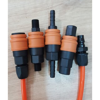 KHỚP NỐI HƠI NHANH ( ĐẦU NỐI HƠI NHANH)  THÂN NHỰA KAPUSI