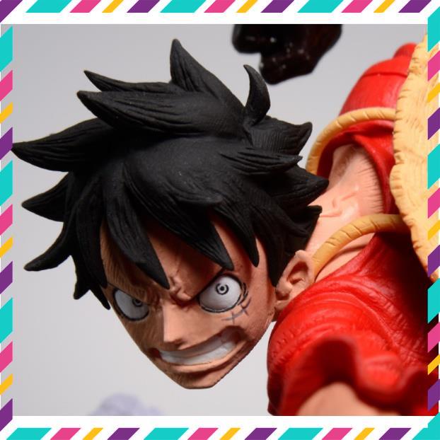 Mô Hình Luffy Mũ Rơm, OnePiece HaKi Vũ Trang -  Hàng Cao Cấp, Cao 20cm - Mô Hình Figure Luffy