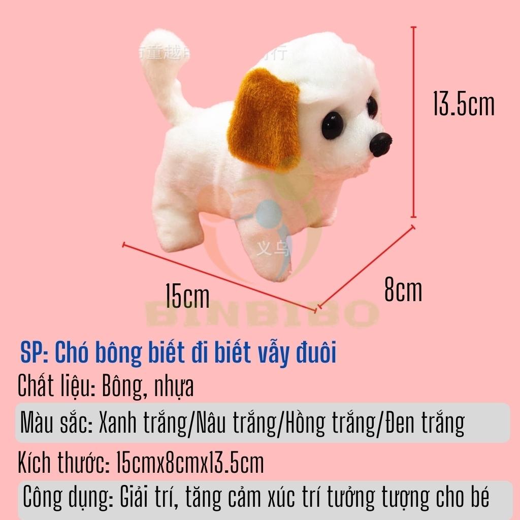 Chó bông biết đi biết sủa vẫy đuôi món quà cực đáng yêu cho bé