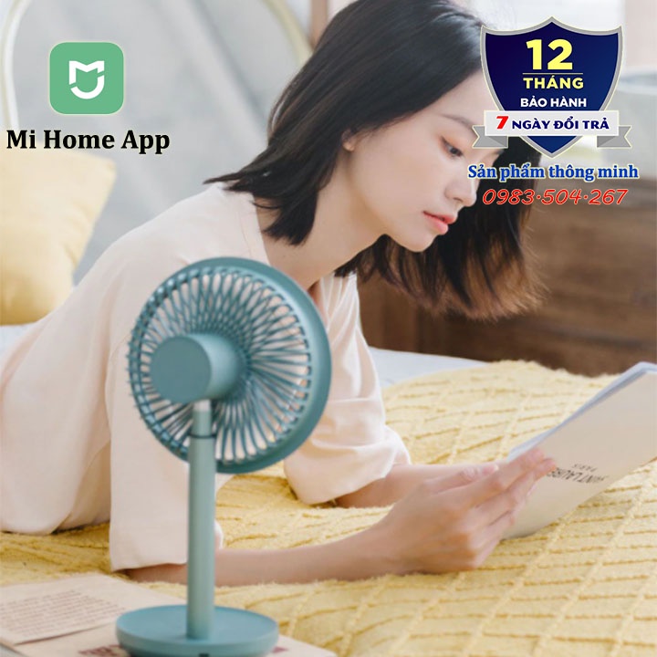 Quạt tích điện để bàn Xiaomi Solove F3/Solove F5/Solove F5i - 4000mAh - Kết nối APP Mi Home - 12 giờ sử dụng