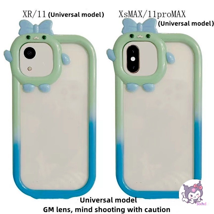 Compatible For Samsung A03 A03s A14 A13 A12 A22 A23 A33 A04s A04E A50 A50s A30s A32 A53 A54 A51 A52 A71 A72 A21s A30 A20 A31 A11 A02s M22 M32 3D Small Monster Lens Case Cartoon Strawberry Bear Case Soft Silicon TPU Phone Cover