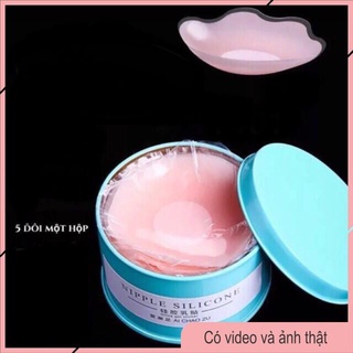 Miếng dán ngực dán vú silicon đầu ti sử dụng nhiều lần