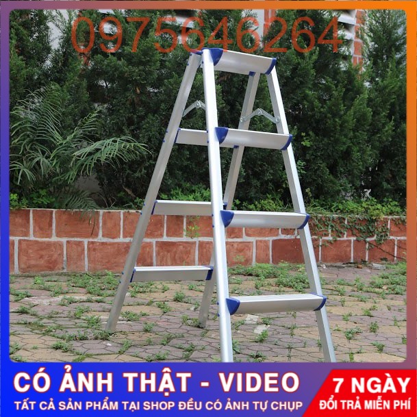 Thang Nhôm Gấp Gọn Chữ A 4 Bậc Nikawa NKD-04 Thang Gia Đình Gía Rẻ