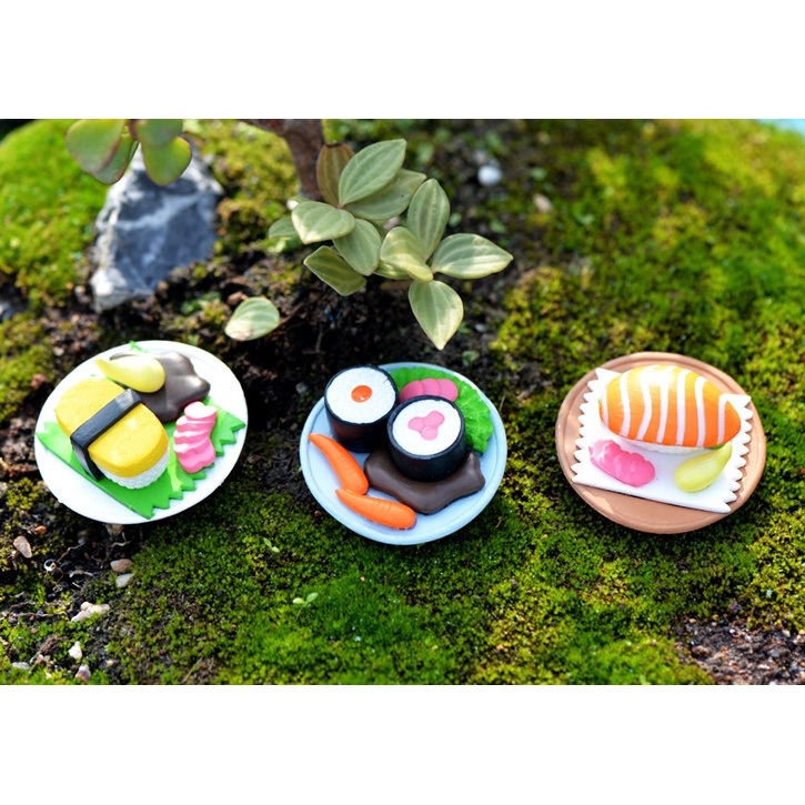 Đồ chơi Mô Hình món Sushi giả đồ chơi nhập vai Sushi trưng bày trang trí
