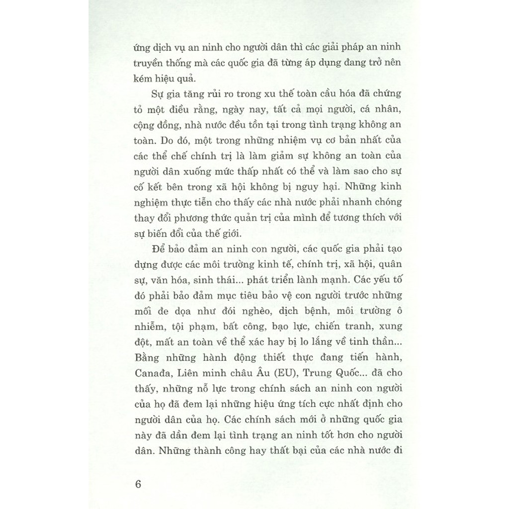 Sách - An Ninh Con Người Trong Bối Cảnh Toàn Cầu Hóa | BigBuy360 - bigbuy360.vn