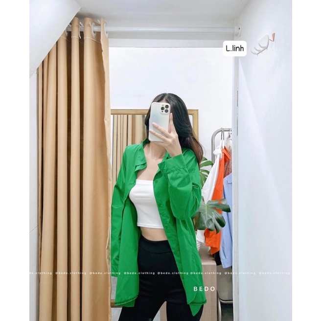 Sơ Mi Xanh hot trend