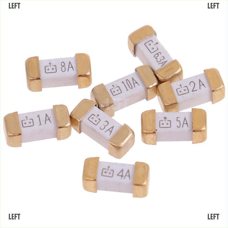 Set 10 Cầu Chì Siêu Nhanh 1808 125v 0451 SMD 1a Chuyên Dụng