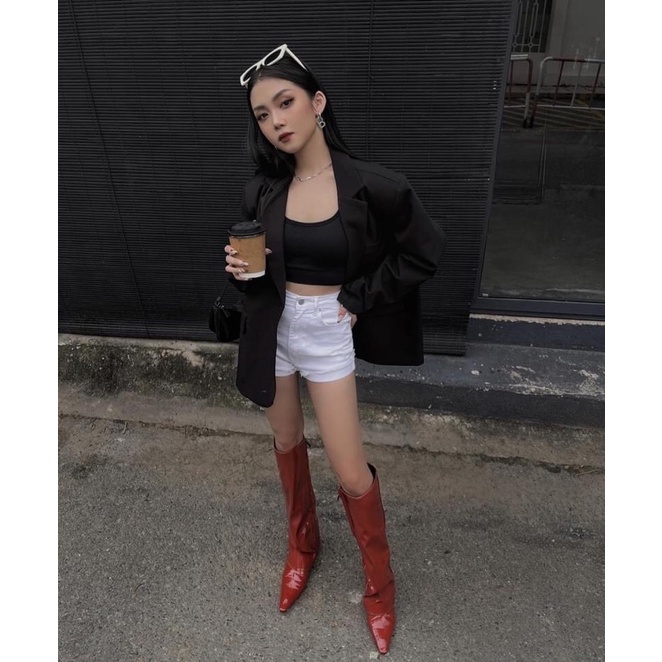 Quần Short Latte Thương Hiệu Rocky Denim