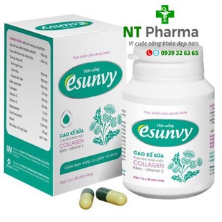 Viên uống Esunvy giảm mụn trứng cá, giảm vết thâm  - Lọ/30v