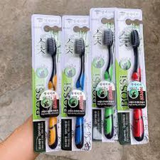 Hộp 30 cây bàn chải đánh răng than tre