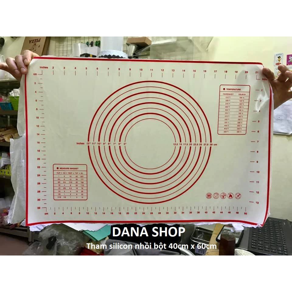 Thảm silicon 40x60 hồng