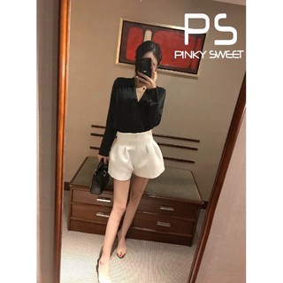 Áo sơ mi lụa đắp chéo sang chảnh gợi cảm