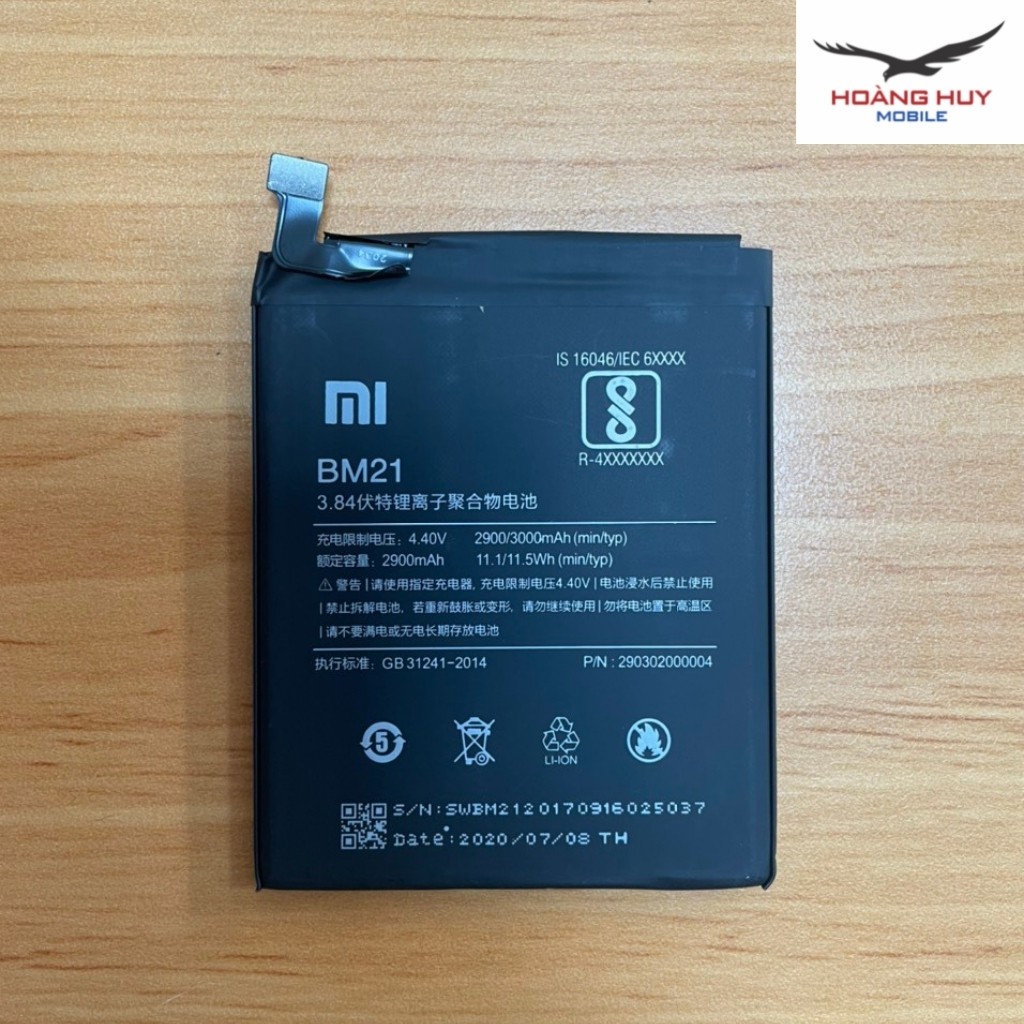 Pin Xiaomi Mi Note BM21 Dung Lượng 3000mAh Hàng Zin Nhập Khẩu Bảo Hành 6 Tháng 1 Đôi 1/Cam Kết Chất Lượng