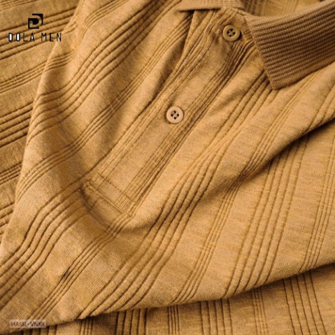 Áo Polo ZARA Chất Len Nam Dáng Slim-fit Phối Line