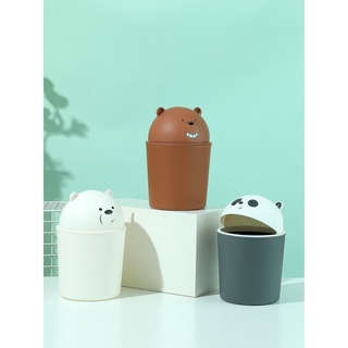 Thùng rác We bare bears Miniso (Chọn màu ngẫu nhiên)