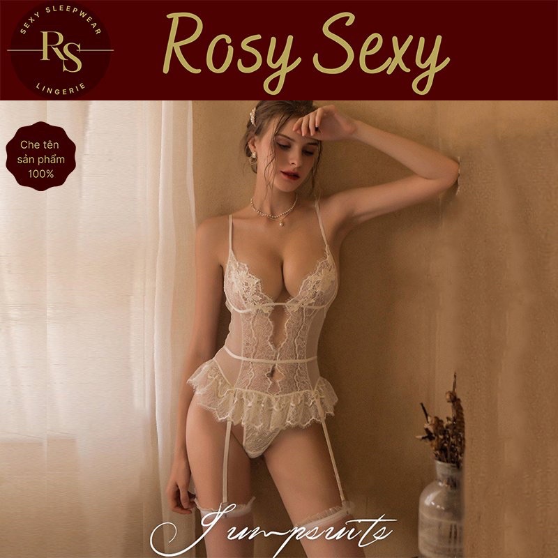 Bộ bodysuit ren cao cấp tiểu thư sang chảnh LG214