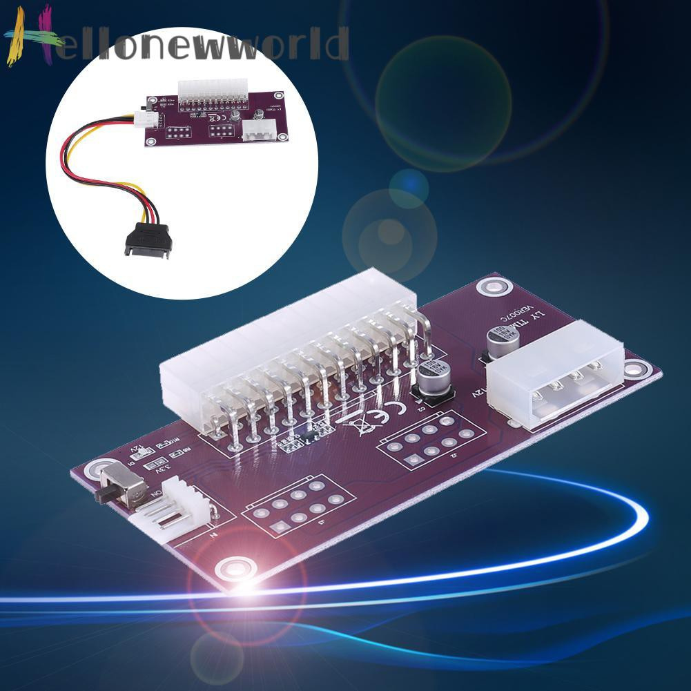 Bảng Mạch Mở Rộng Đồng Bộ Nguồn 24pin Atx + 4pin Ide Cho Máy Tính