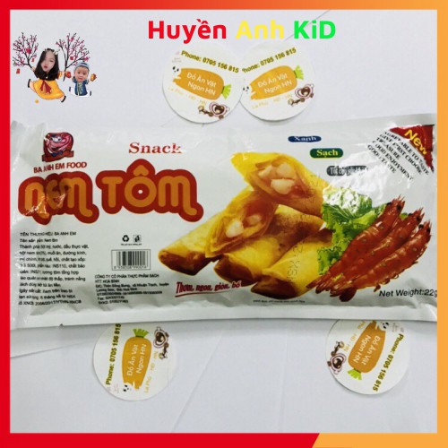 5 Gói Snack Nem Tôm Đồ Ăn Vặt Cay Ngon Cổng Trường Giá Rẻ