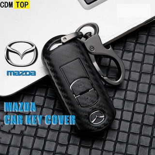 Mazda Vỏ Chìa Khóa Thông Minh Bằng Sợi carbon Cho CX-5 CX-7 CX-3 CX-9 MX Mazda3 mazda6