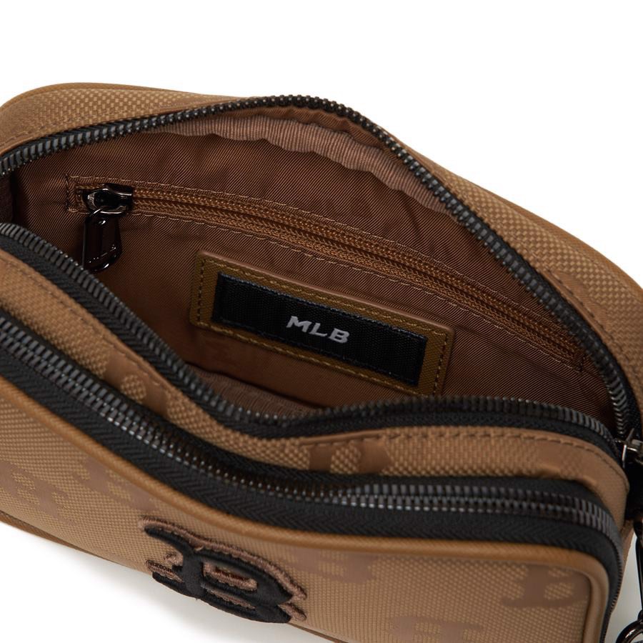 Túi MLB đeo chéo hoạ tiết monogram hàng Quảng Châu cao cấp dành cho cả nam và nữ phong cách Hàn Quốc - Hùng Nón Hiệu