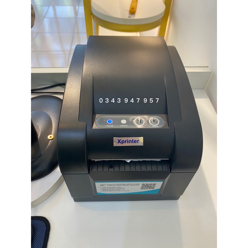 COMBO trọn bộ thiết bị bán hàng, tính tiền, thu ngân CHÍNH HÃNG Máy in mã vạch Xprinter, máy in hoá đơn - Máy quét Kpos