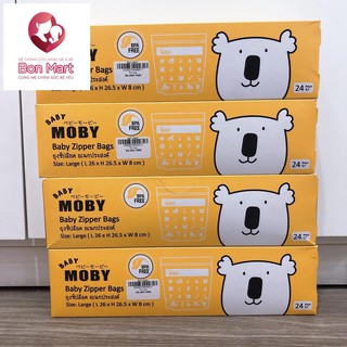 Túi zip đa năng Baby Moby (24 túi/hộp)