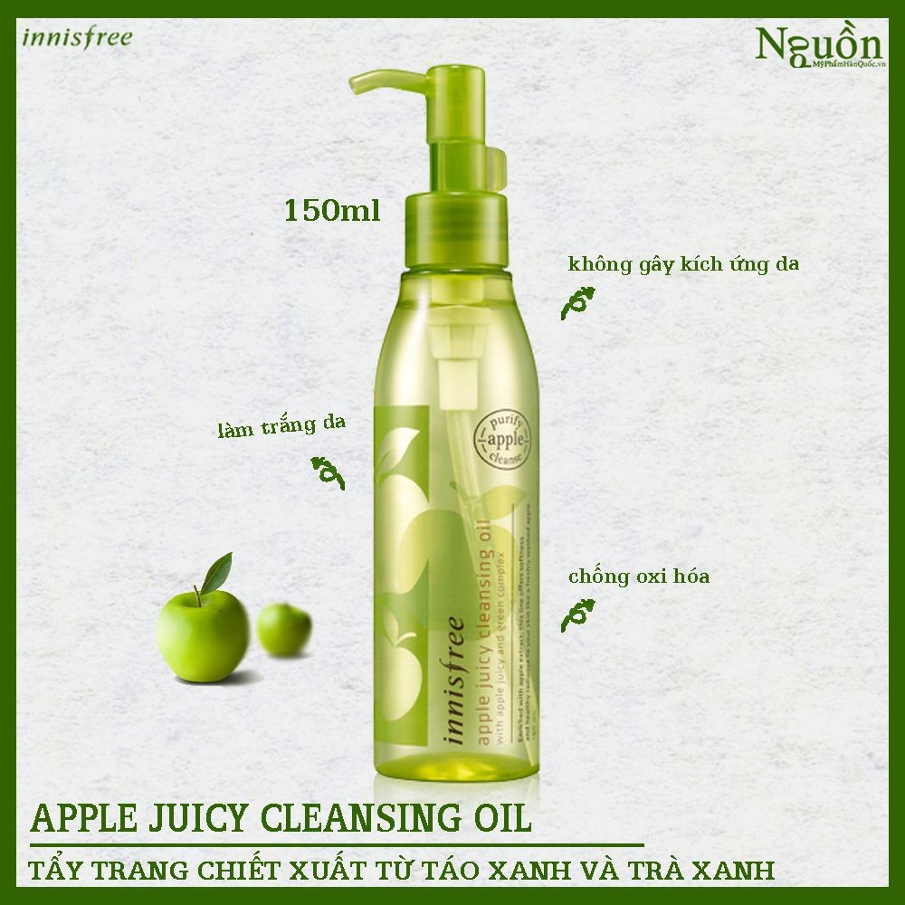 Dầu Tẩy Trang Táo Innisfree Apple Seed Cleansing Oil 150ml