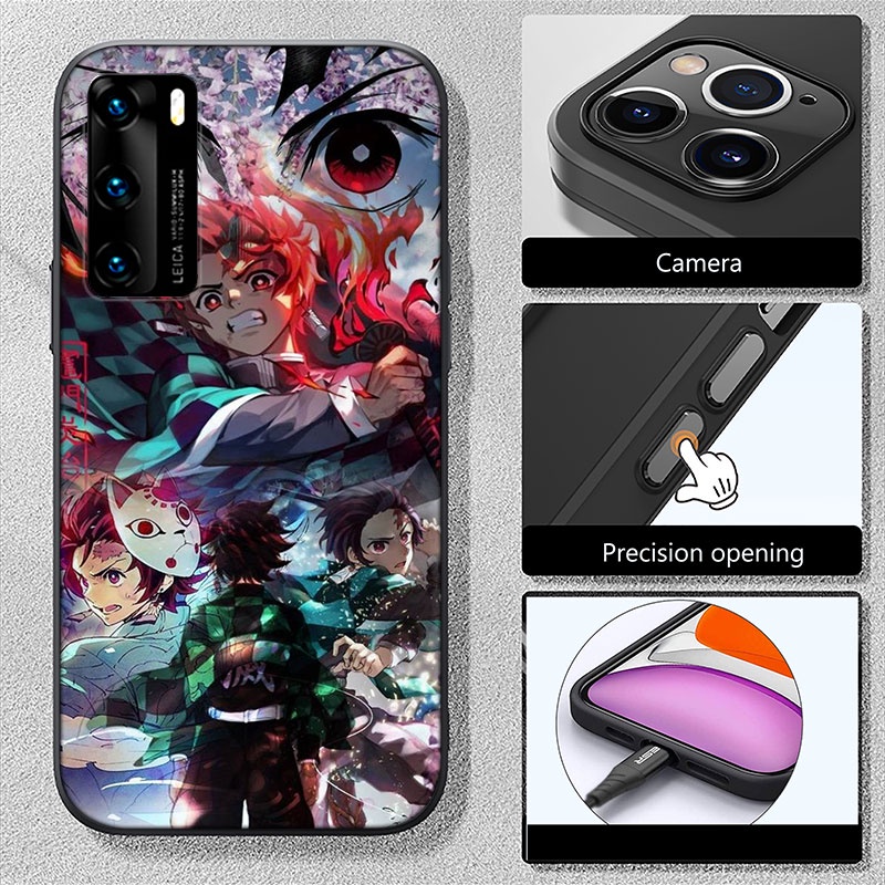 Ốp Điện Thoại Silicon Mềm Hình Demon Slayer Kimetsu No Yaiba Tanjiro Ne57 Cho Samsung Galaxy A82 A50S A50 A40 A40S A30S A30 A20E A20S A20 A12