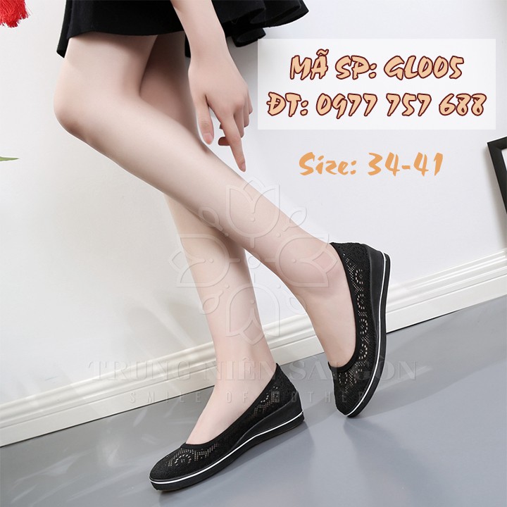 Giày đi bộ bệt lưới thoáng mát size lớn 41 cho mẹ GL005 | BigBuy360 - bigbuy360.vn