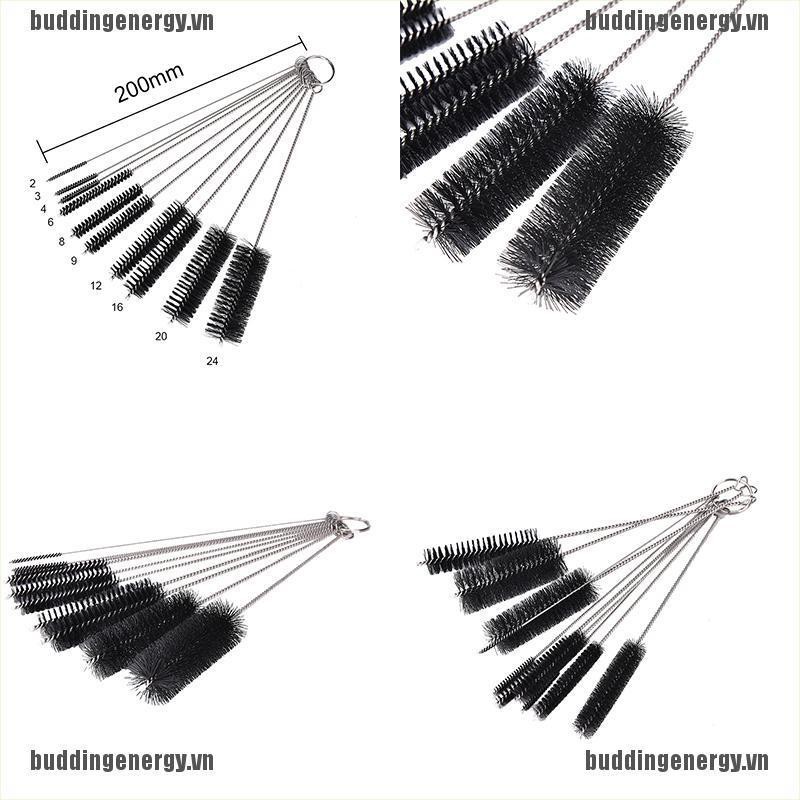 Bộ 10 Ống Hút Bằng Thép Không Gỉ Tiện Dụng