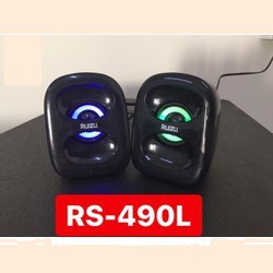 Loa vi tính - Loa vi tính 2.0 Ruizu RS490L đèn led 7 màu