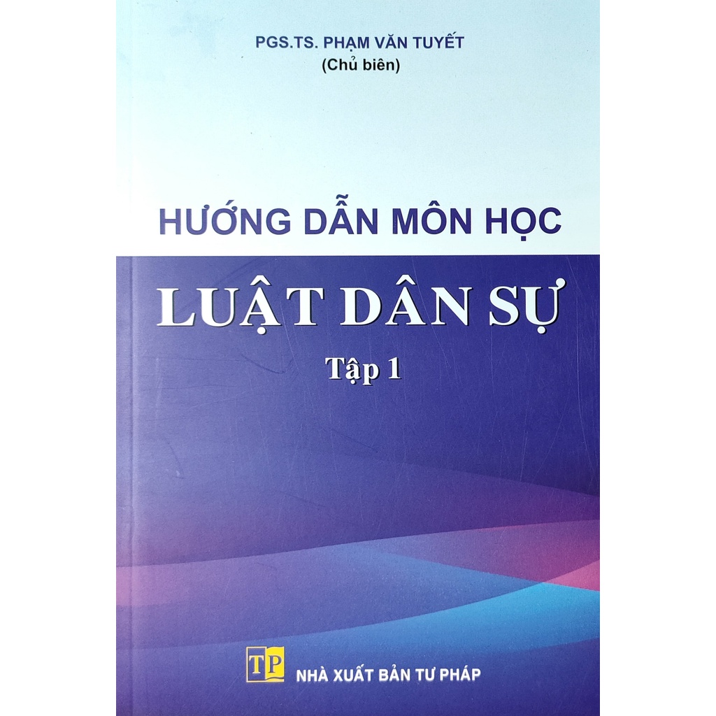 Sách - Hướng dẫn môn học luật dân sự - Tập 1
