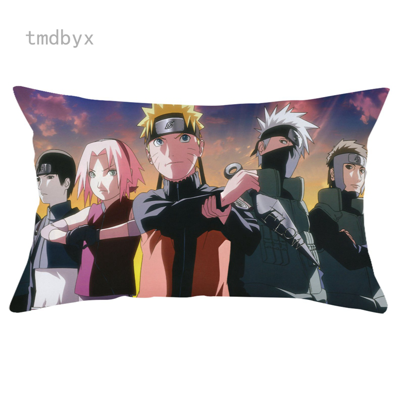 Vỏ Gối Một Mặt In Hình Naruto 30x50cm