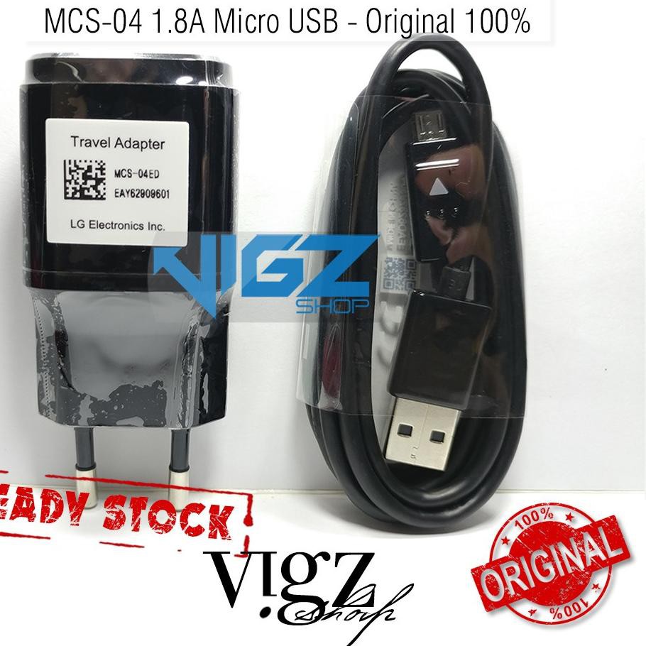 Bộ Sạc Micro Usb 1 Cho Lg K10 2017 K8 2016 K4 2017 G3 G4 Stylus 2 Stylus 3 Mcs-04 1.8a