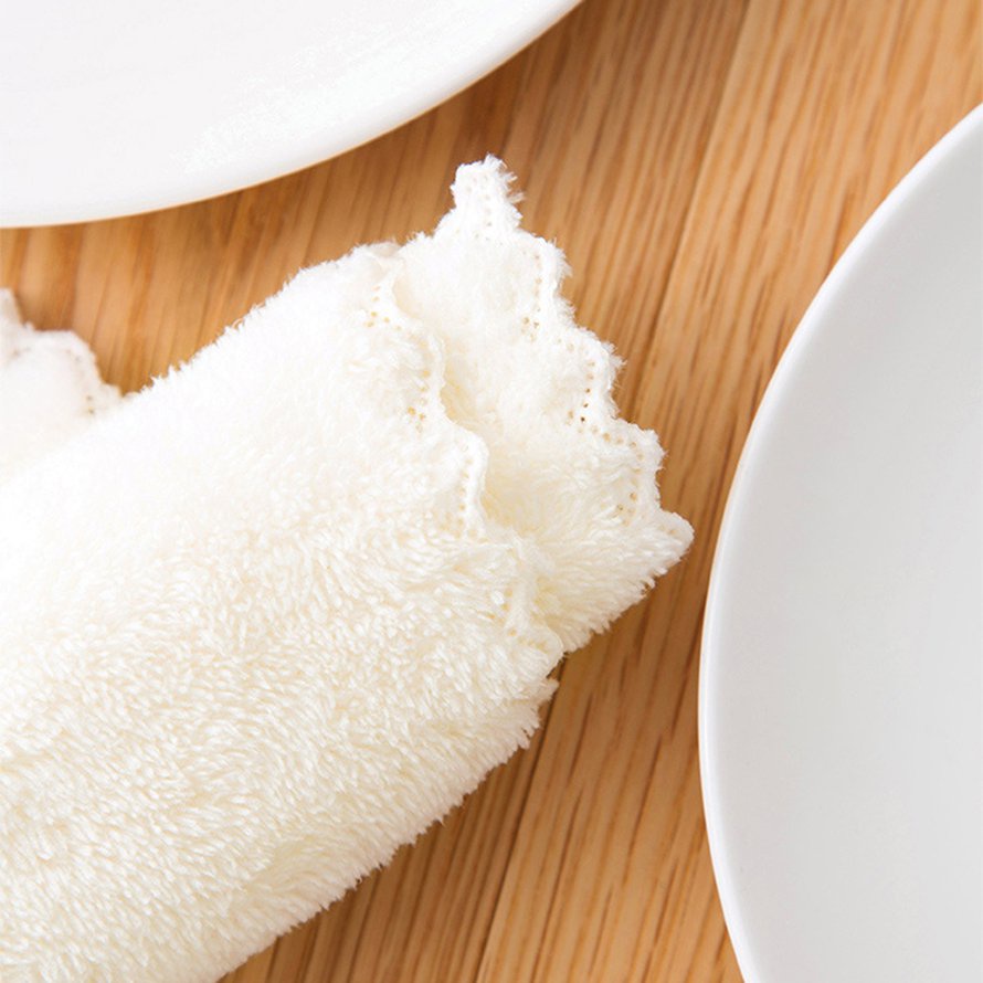 Làm sạch nhà bếp Vải nhung San hô Bát đĩa Giặt bàn vải Khăn lau Giẻ lau