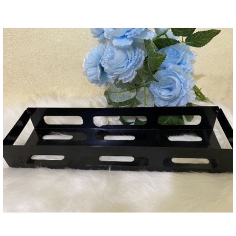 Kệ Dán Tường Đựng Gia Vị Nhà Bếp, Giá Để Đồ Treo Tường Đa Năng Sơn Tĩnh Điện Không Gỉ