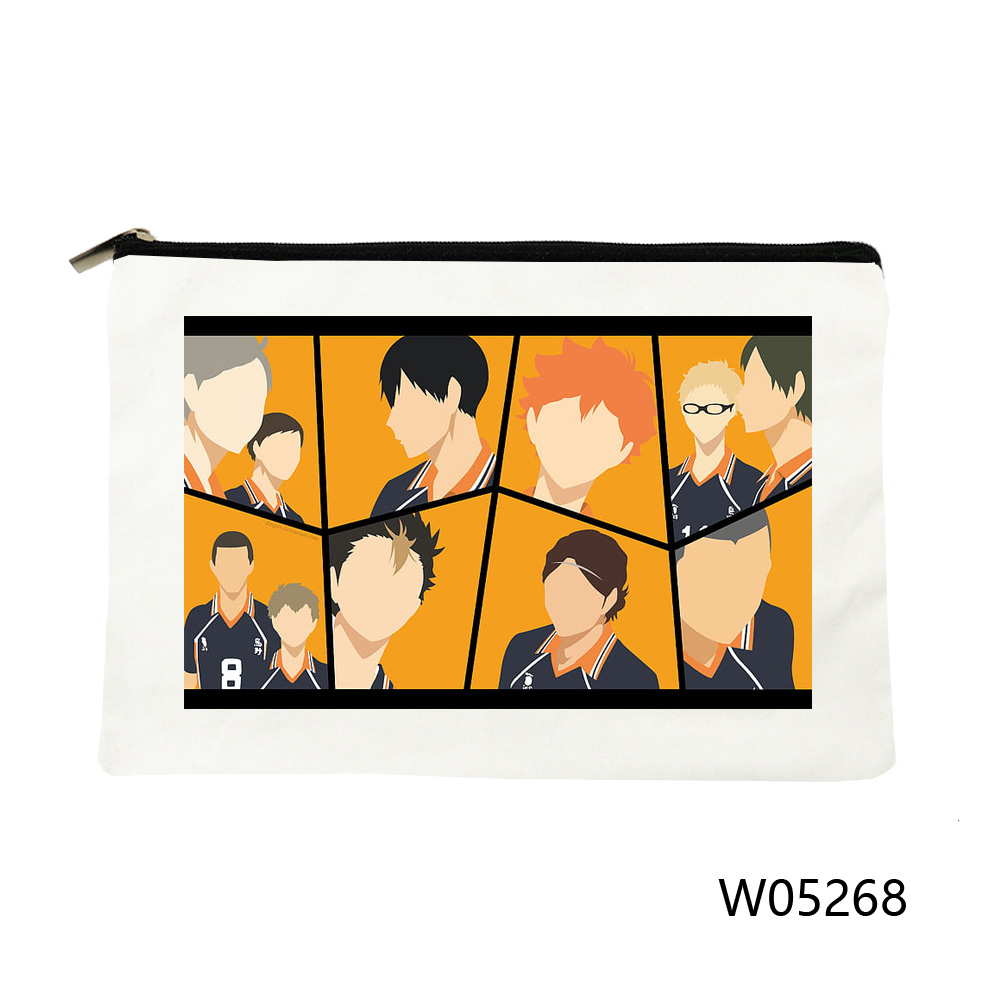 Túi Đựng Bút Họa Tiết anime Nhật Bản haikyuu Xinh Xắn Ốp