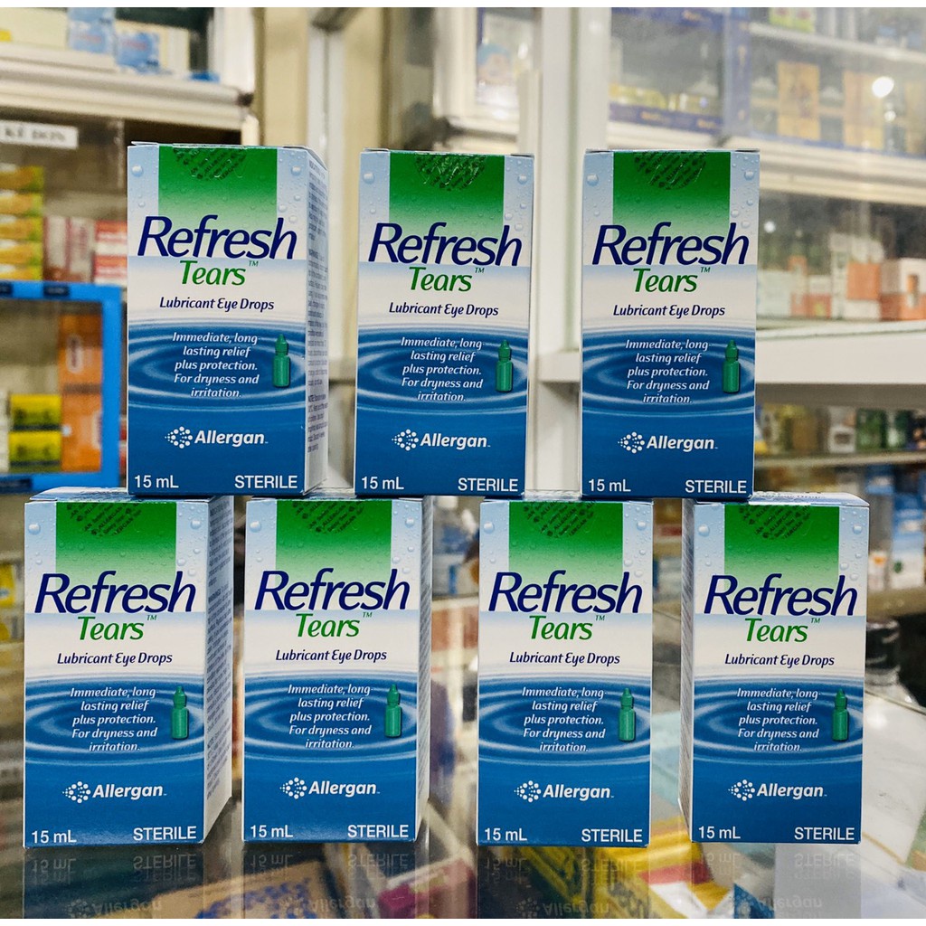 Nhỏ mắt Refresh Tear, 💊 Nước Mắt Nhân Tạo Chống Khô Mắt