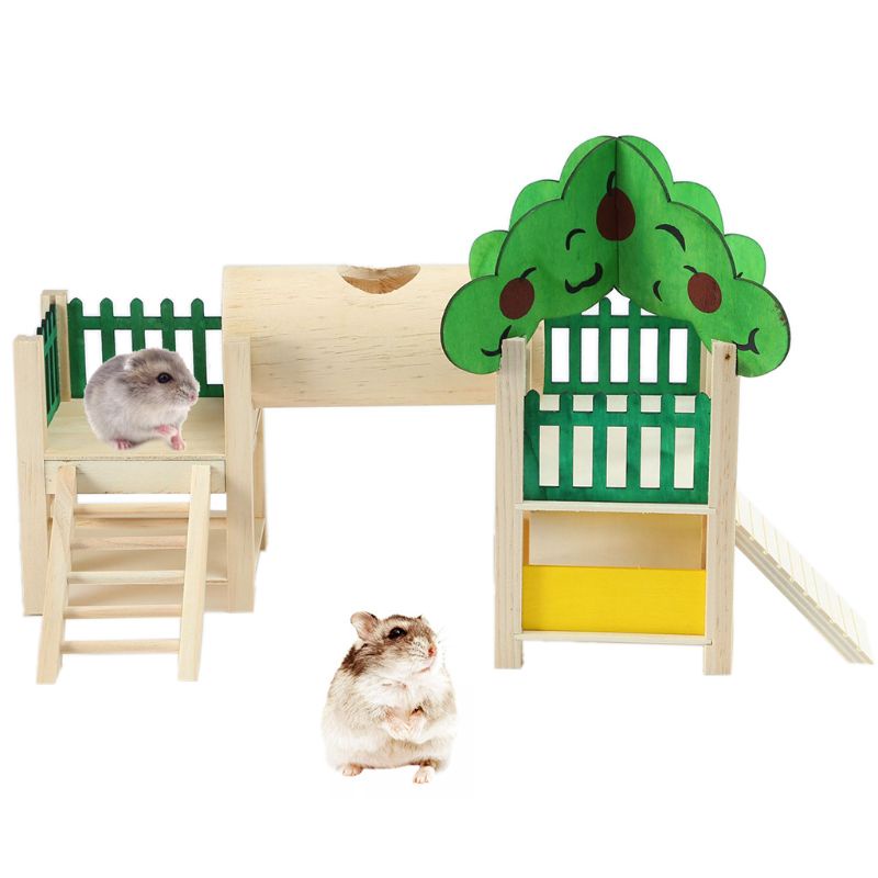 Ghế Gỗ Đồ Chơi Leo Trèo Cho Chuột Hamster