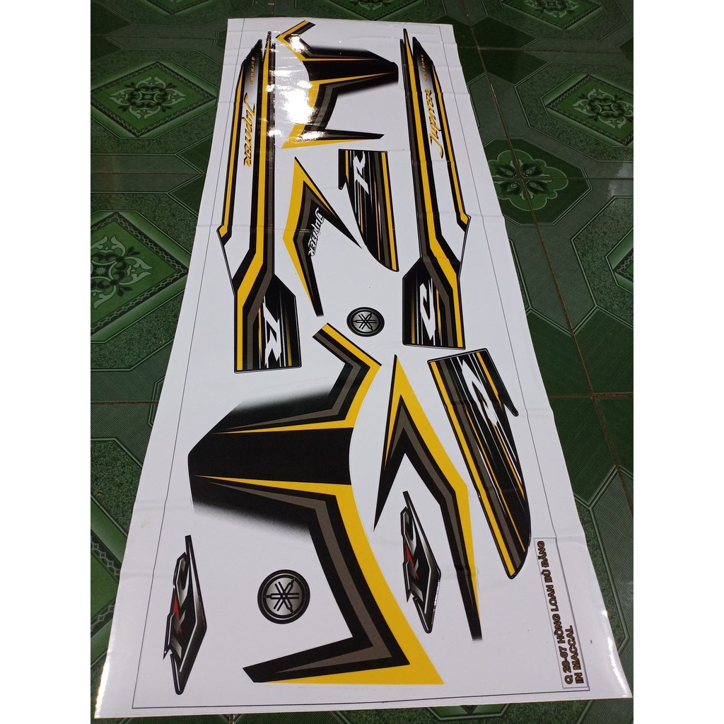 Tem rời jupiter RC đen vàng