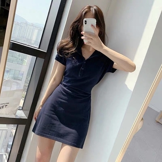 Đầm Tay Ngắn Nhấn Eo Thanh Lịch Thời Trang Cho Nữ