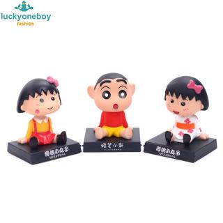 Mô Hình Nhân Vật Momoko Nohara Shinnosuke Lúc Lắc Đầu Trang Trí