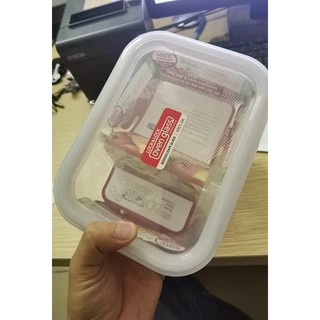 thố thủy tinh Lock&lock chia ngăn 1L