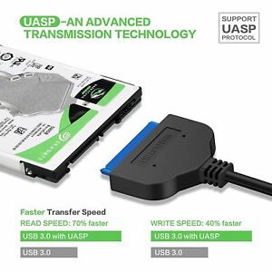 Dây cáp nối đĩa cứng SSD USB 3.0 To SATA 22 Pin 2.5 Inch