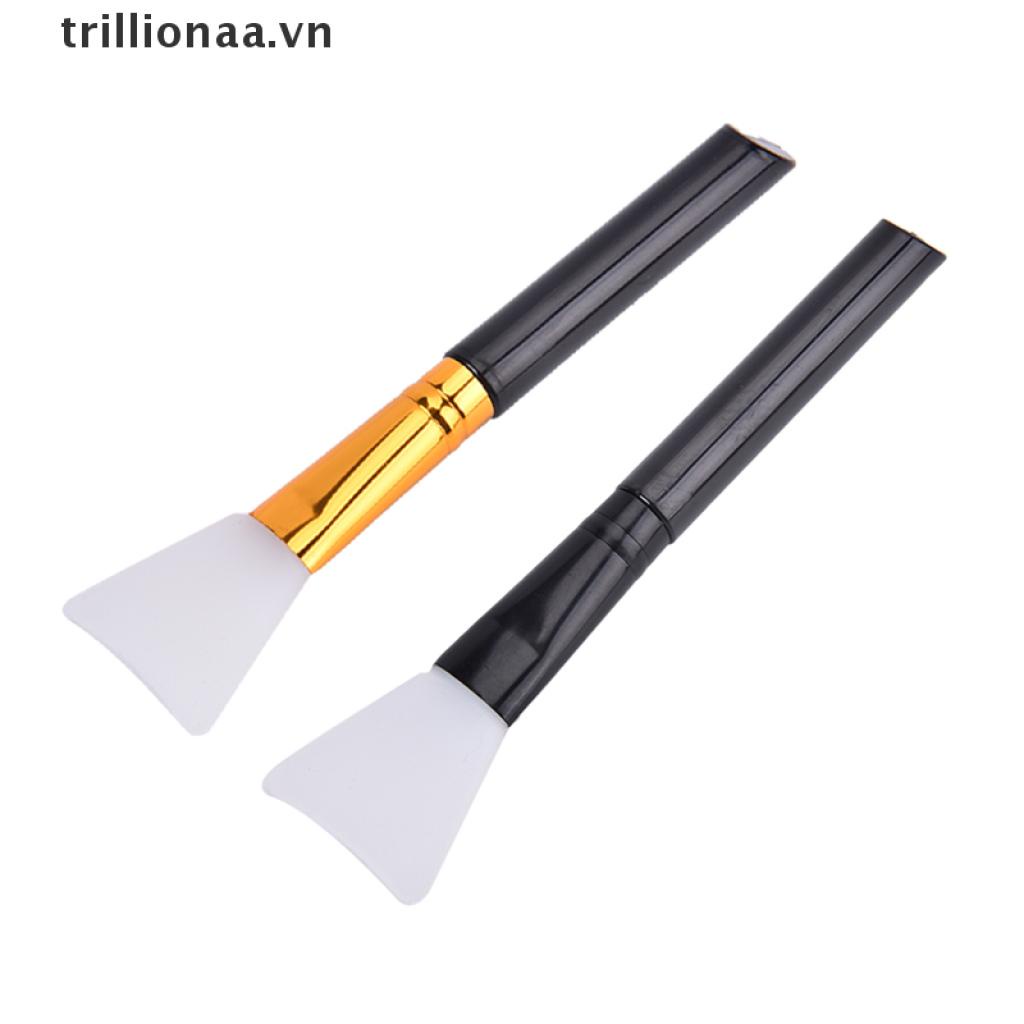 1 Cọ Đắp Mặt Nạ Silicon Gel Màu Đen DIY