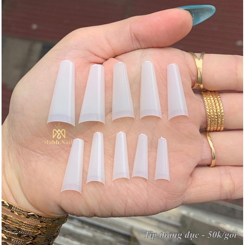 Móng nối Hàn - Móng tip TÚI đủ form 2 màu Đục &amp; Trong MaiAnhNails