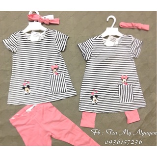 Set 3 chi tiết Mickey Minne Hm kids auth