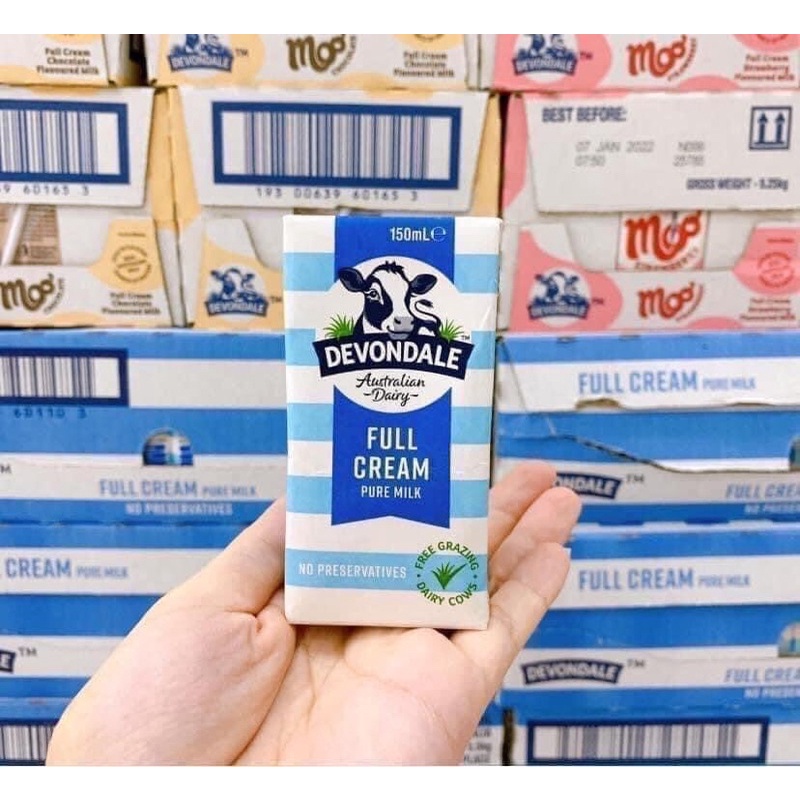Sữa tươi Devondale nội địa Úc (thùng 32 hộp 150ml)